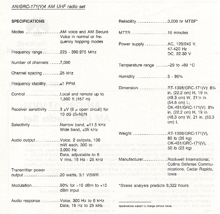 AN/GRC-171(V)4 2/2